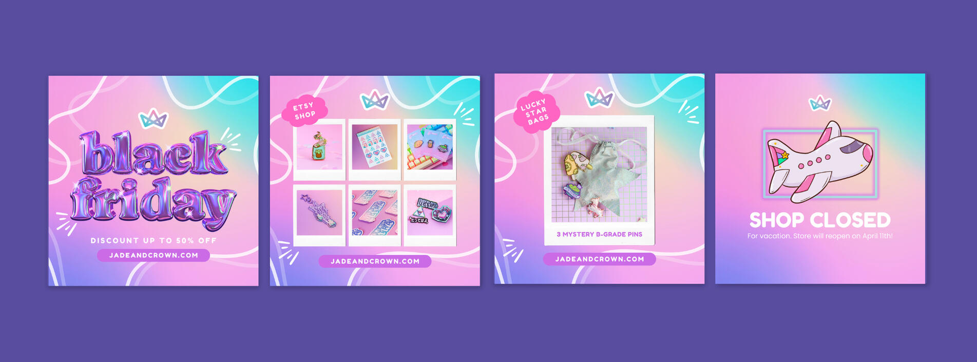 Jade &amp; Crown Social Posts