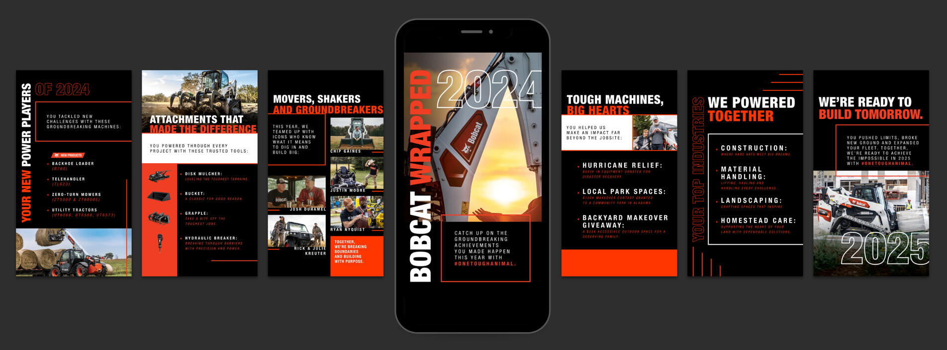 Bobcat 2024 Wrapped Social Stories